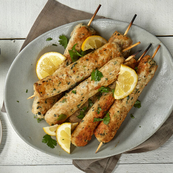 Chicken Kafta with Feta & Spinach - HALAL